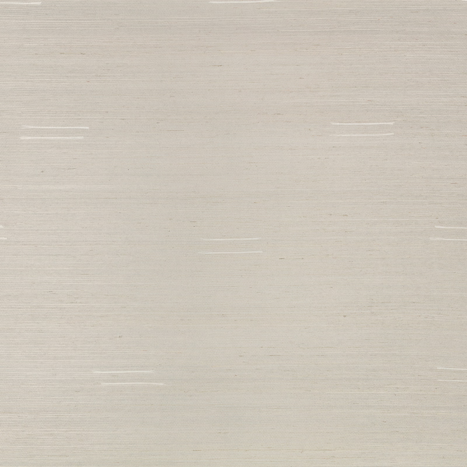Pale dove grey wallcovering with fine horizontal grain and sparse white strokes