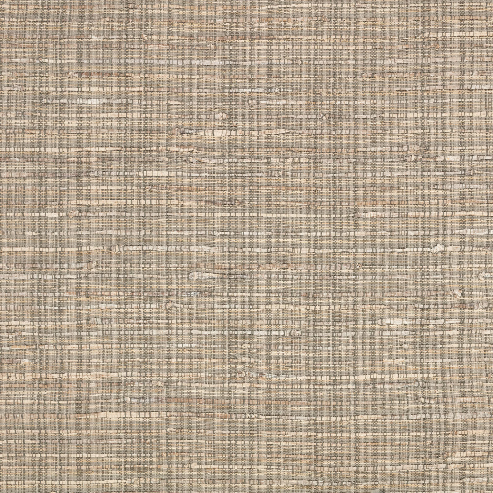 Warm stone taupe wallpaper with irregular fine lines and woven-look texture