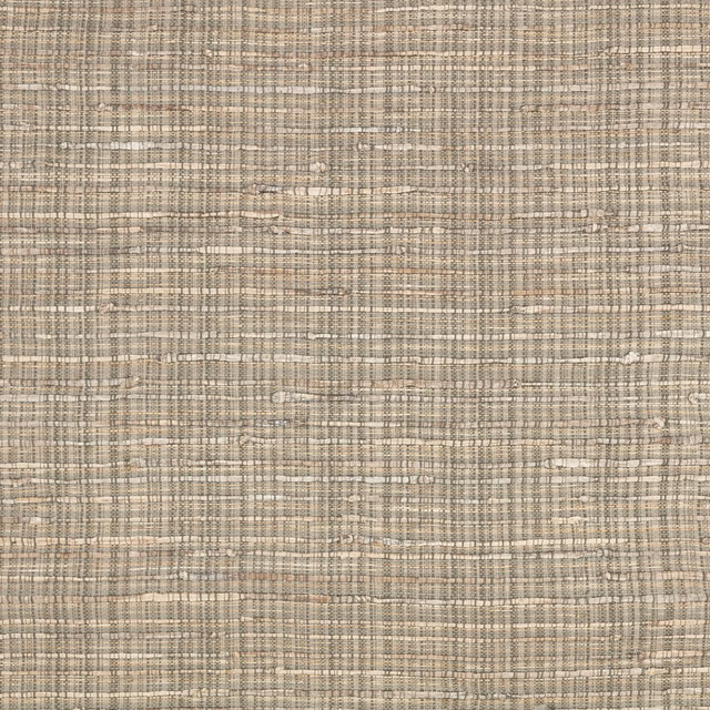 Warm stone taupe wallpaper with irregular fine lines and woven-look texture