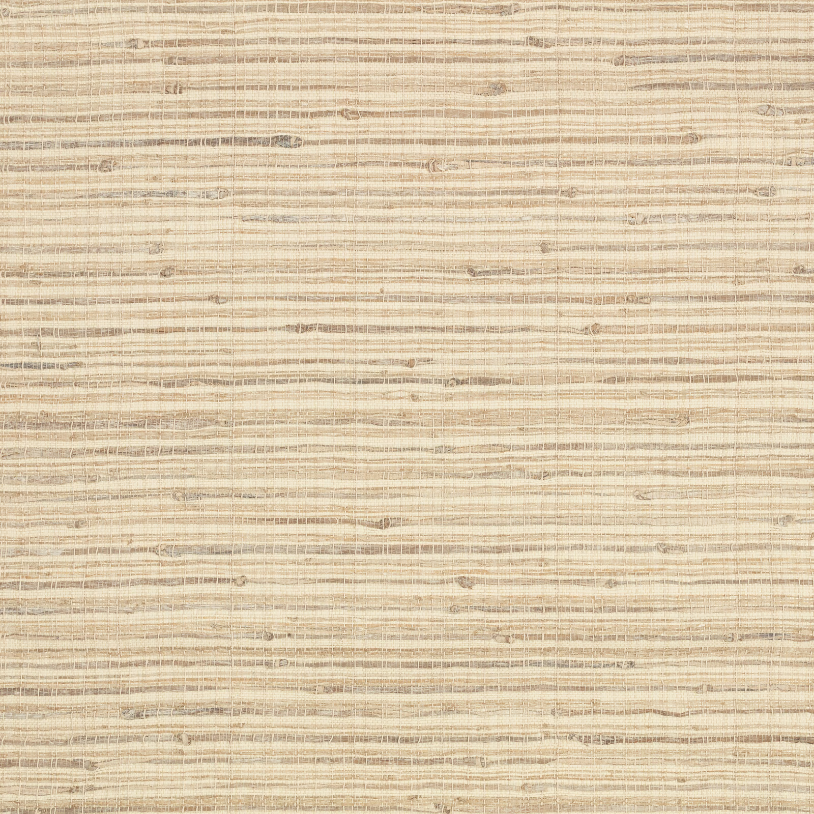 Warm cream wallpaper with fine irregular taupe horizontal striations and weathered texture