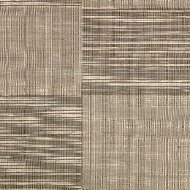 Weathered taupe wallpaper with fine lines forming irregular rectangular blocks