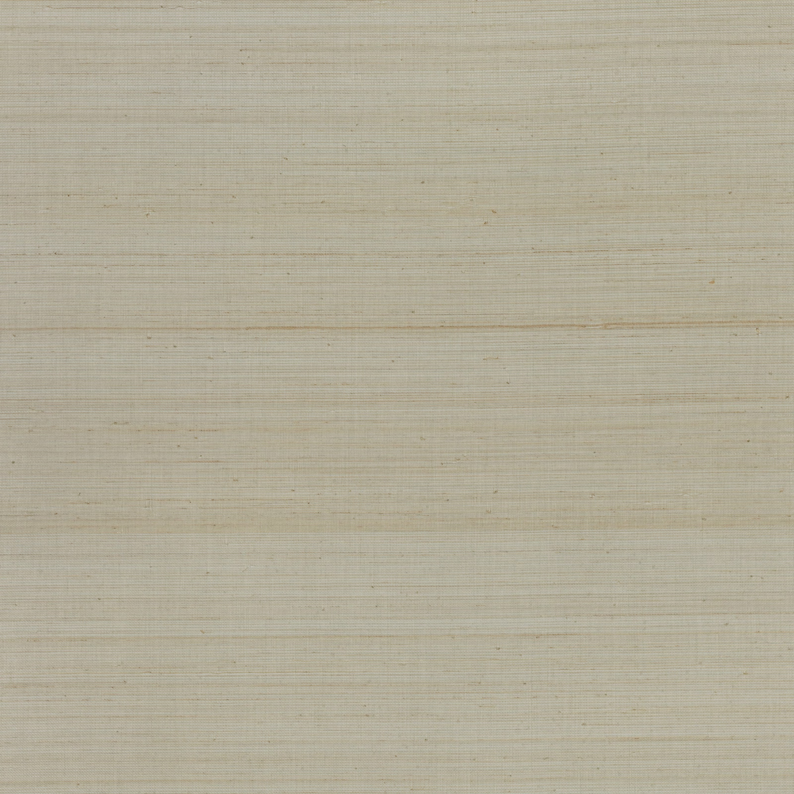 Pale powder-beige grasscloth wallpaper with fine horizontal woven striations and subtle tonal variation