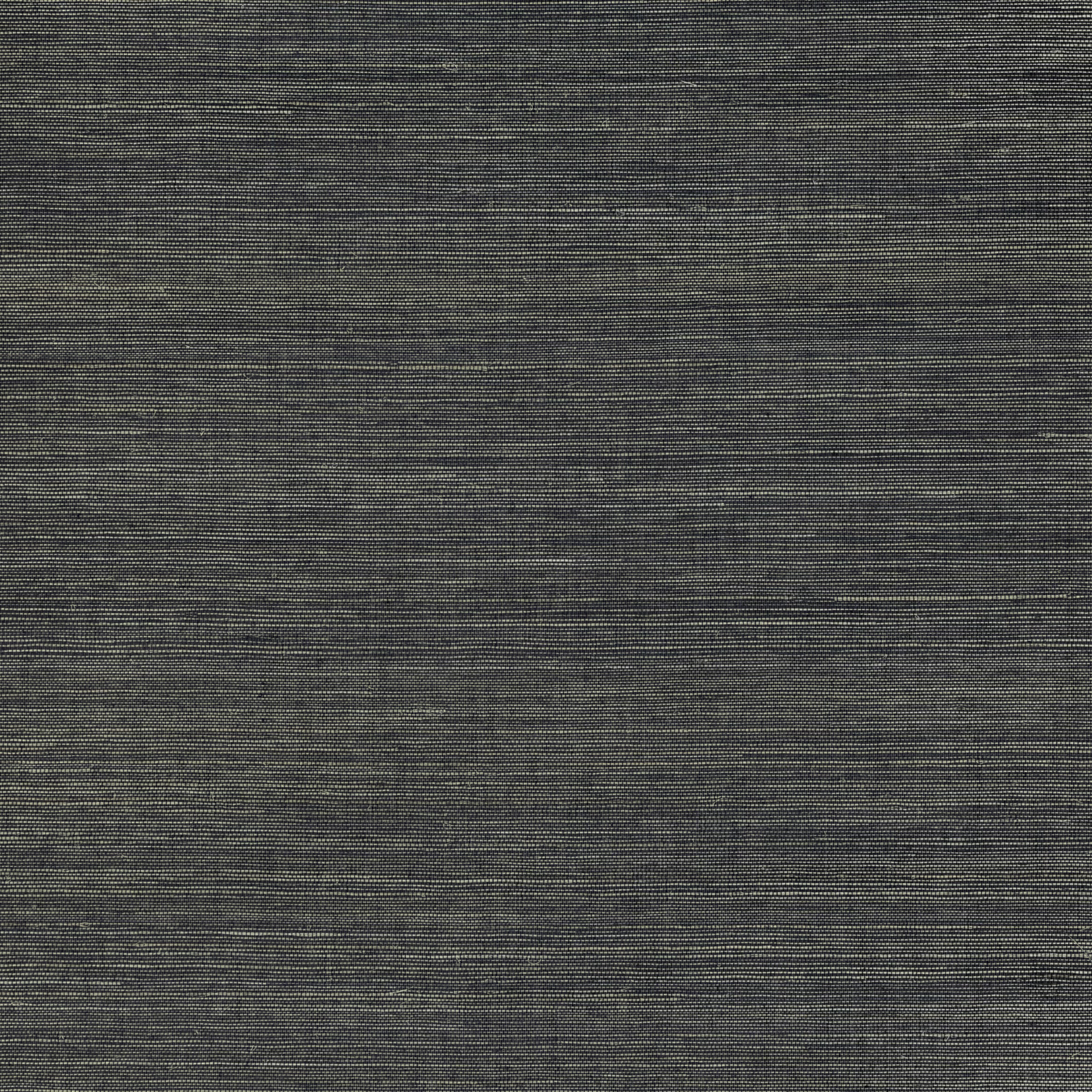 Deep anthracite-grey wallpaper with fine horizontal grasscloth striations and subtle tonal shifts