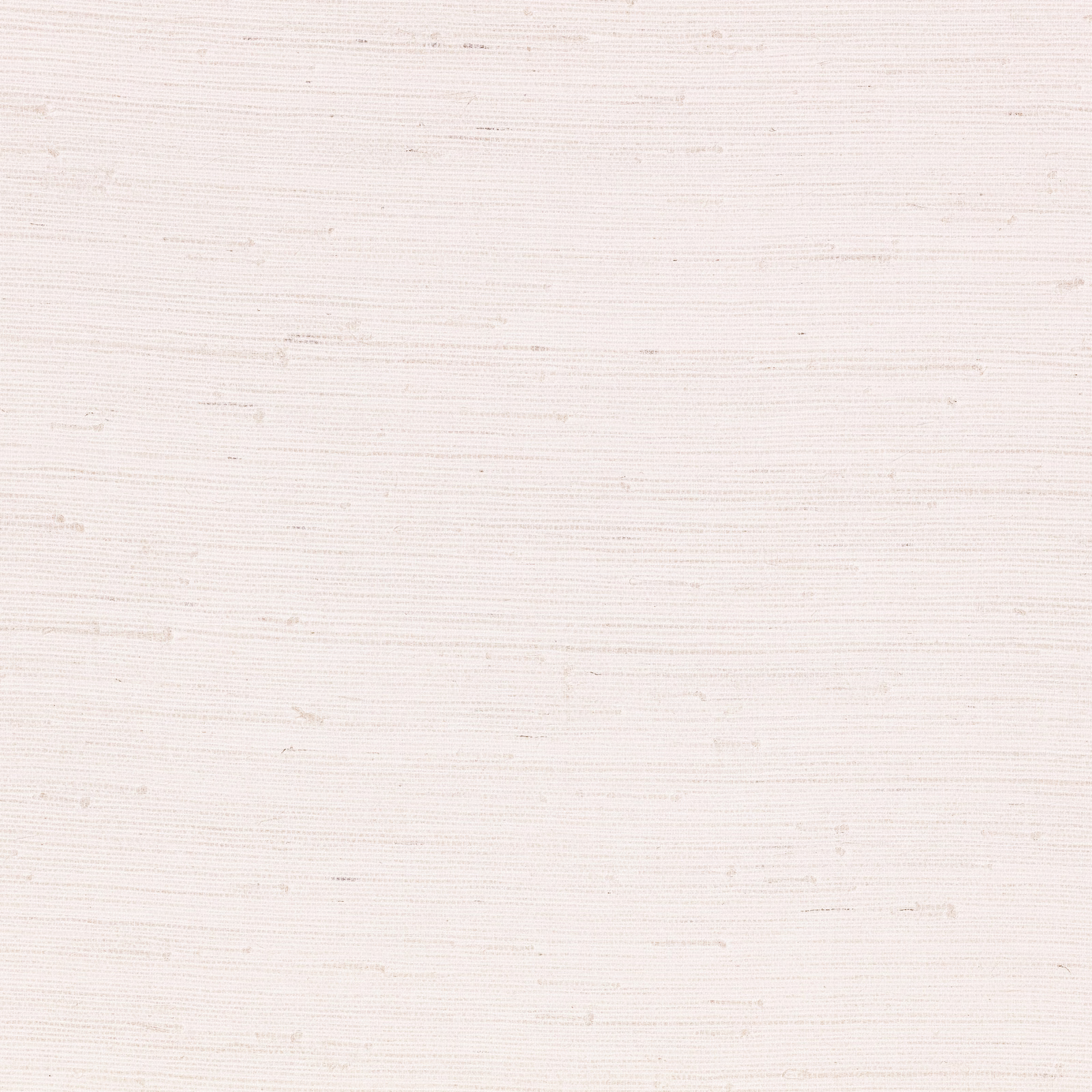 Pale chalk wallpaper with fine horizontal grasscloth lines and subtle beige flecks
