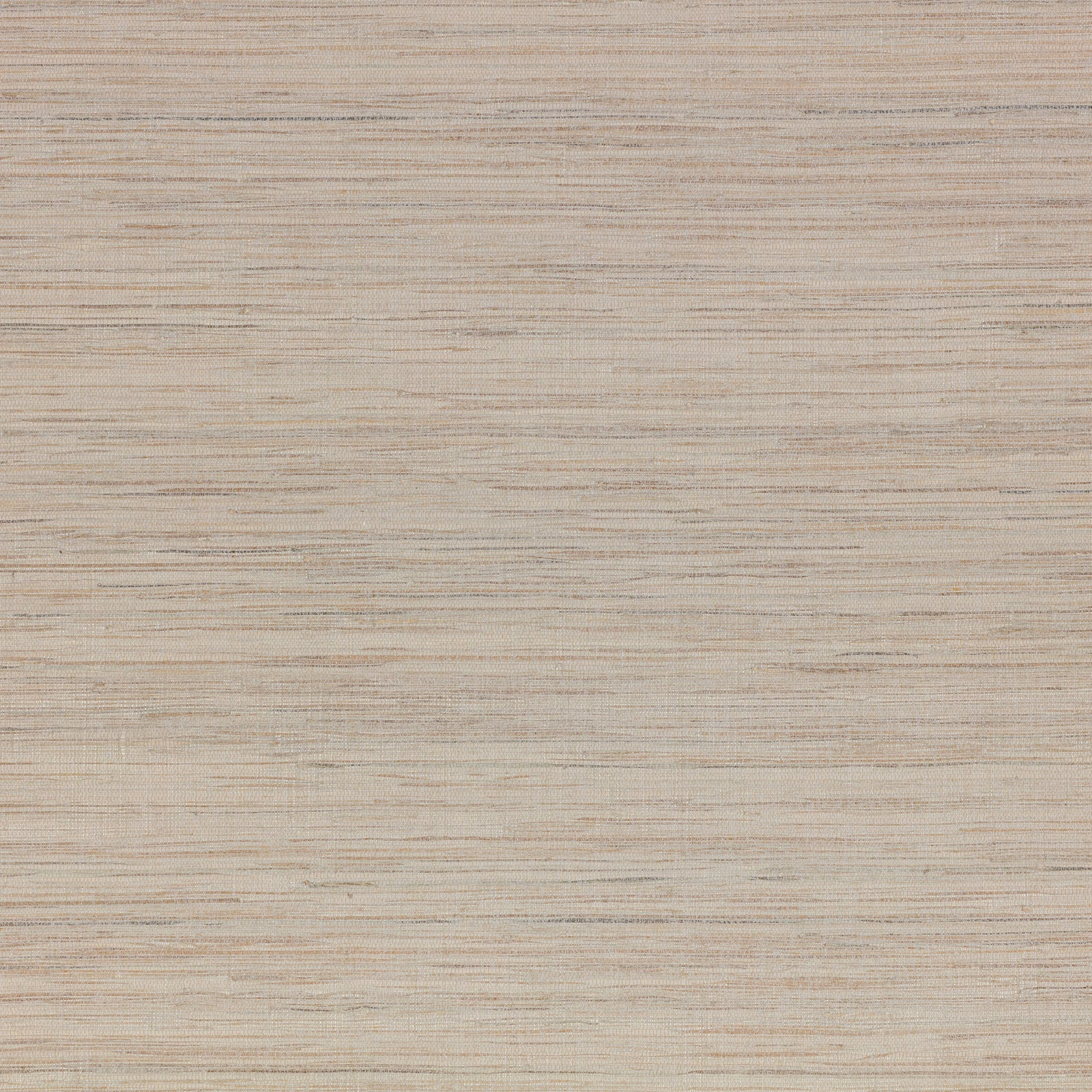 Powder beige-grey wallpaper with fine horizontal taupe and blue-grey striations