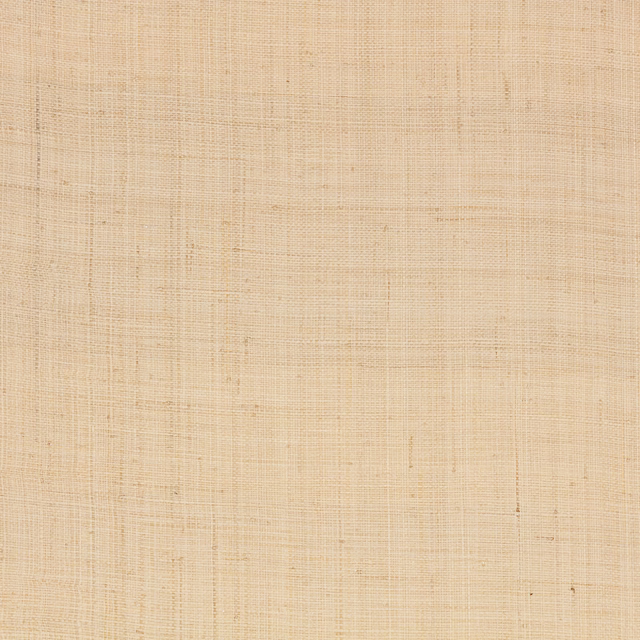 Warm natural-beige wallcovering with fine irregular vertical and horizontal woven fibres