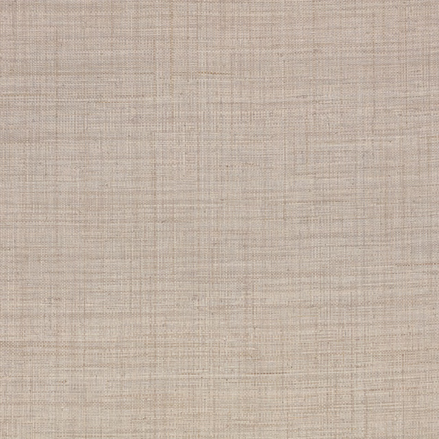 Powder beige grasscloth wallpaper with fine horizontal and vertical woven striations