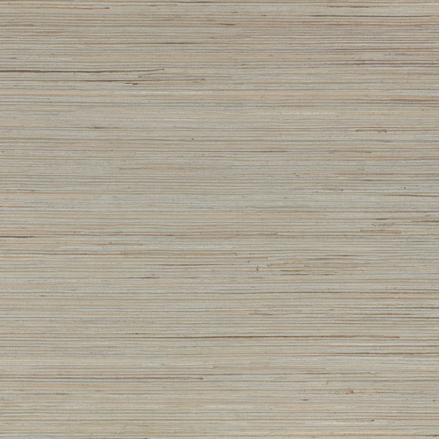 Pale seasalt wallpaper with fine horizontal reed lines and subtle beige-grey variation