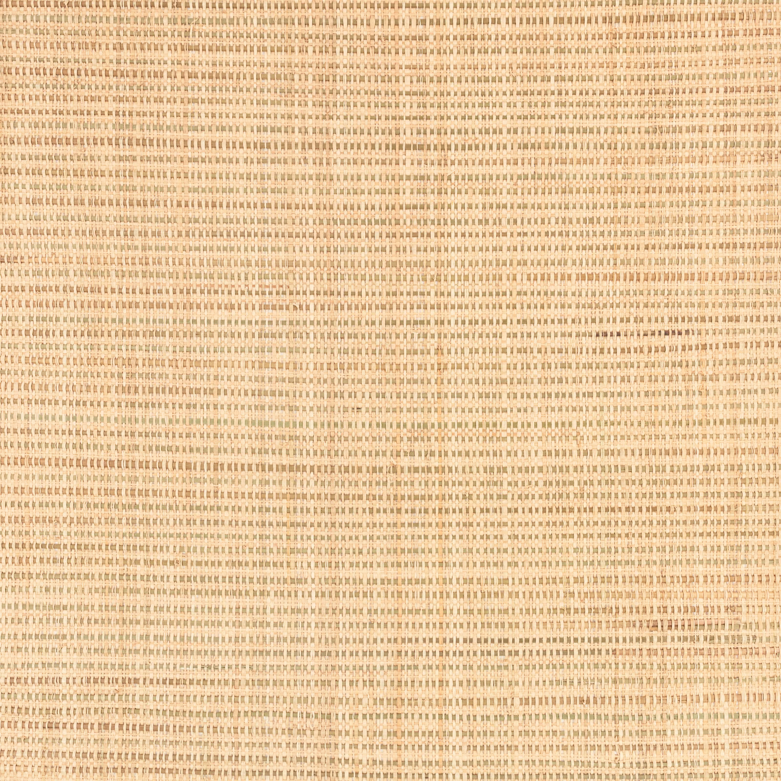 Warm natural beige wallpaper with fine irregular woven grid texture