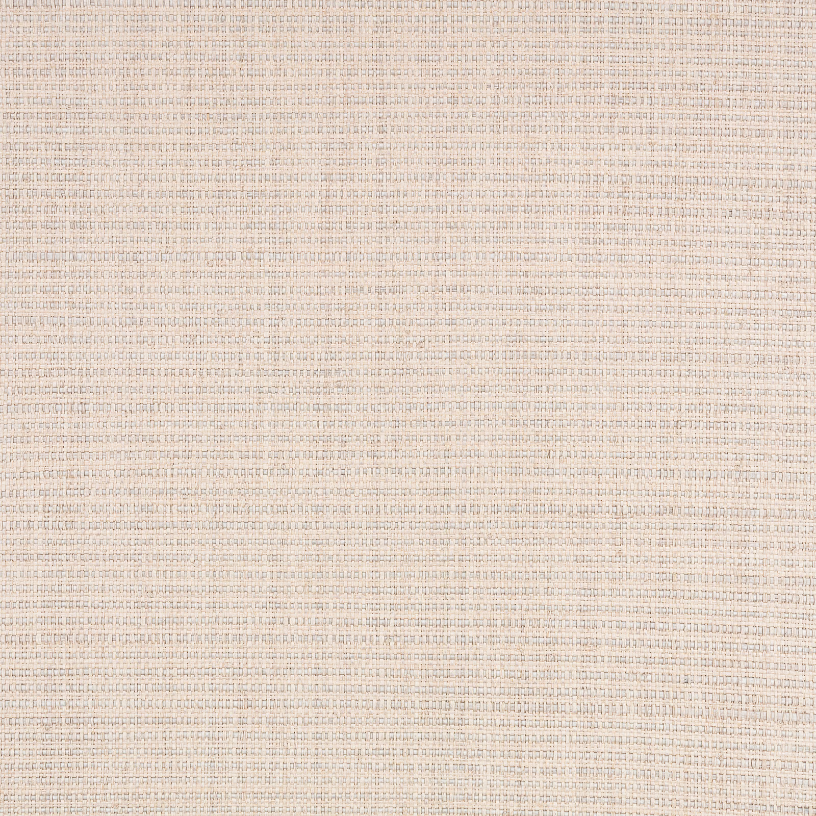 Whitewashed cream wallpaper with fine woven horizontal texture and subtle taupe flecks