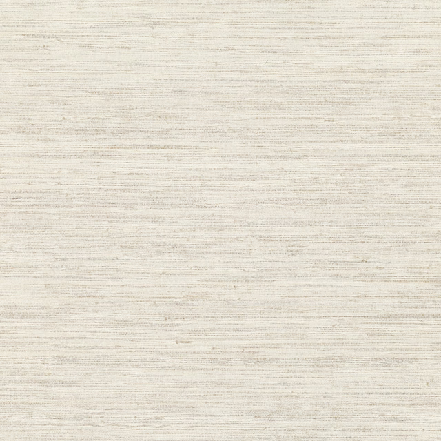 Warm ivory grasscloth wallpaper with fine horizontal beige and grey fibre striations