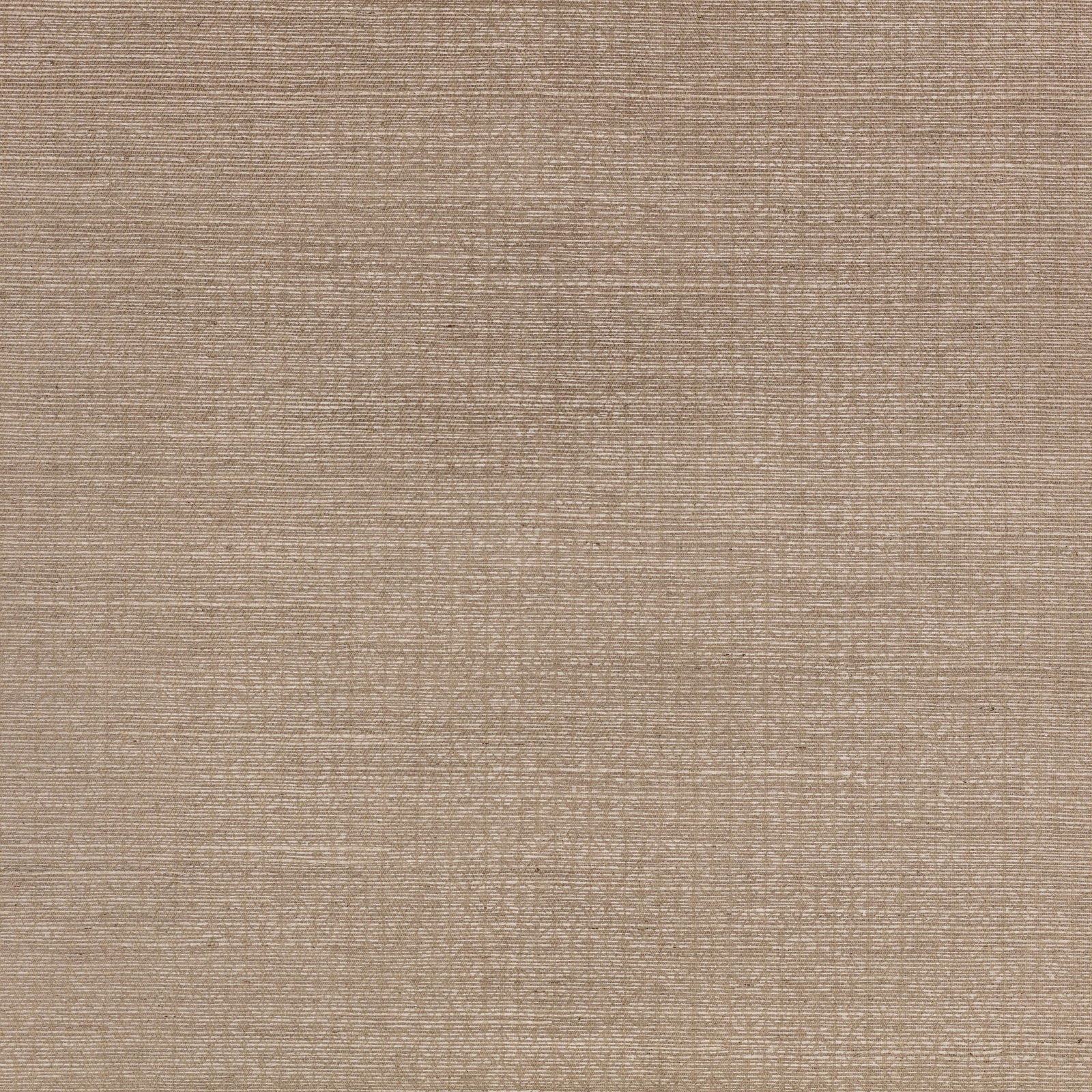 Warm parchment-taupe wallpaper with fine horizontal striations and faint angular facets