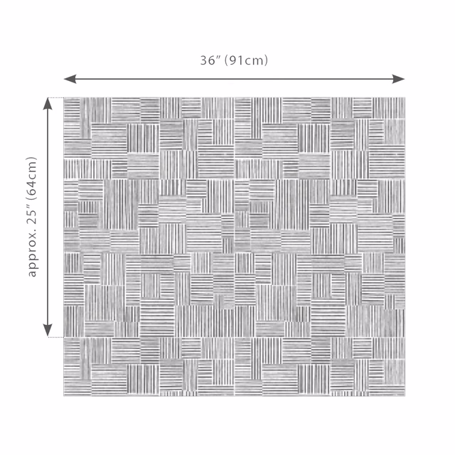 Muted sepia taupe wallpaper with interlocking rectangular blocks of fine horizontal and vertical lines
