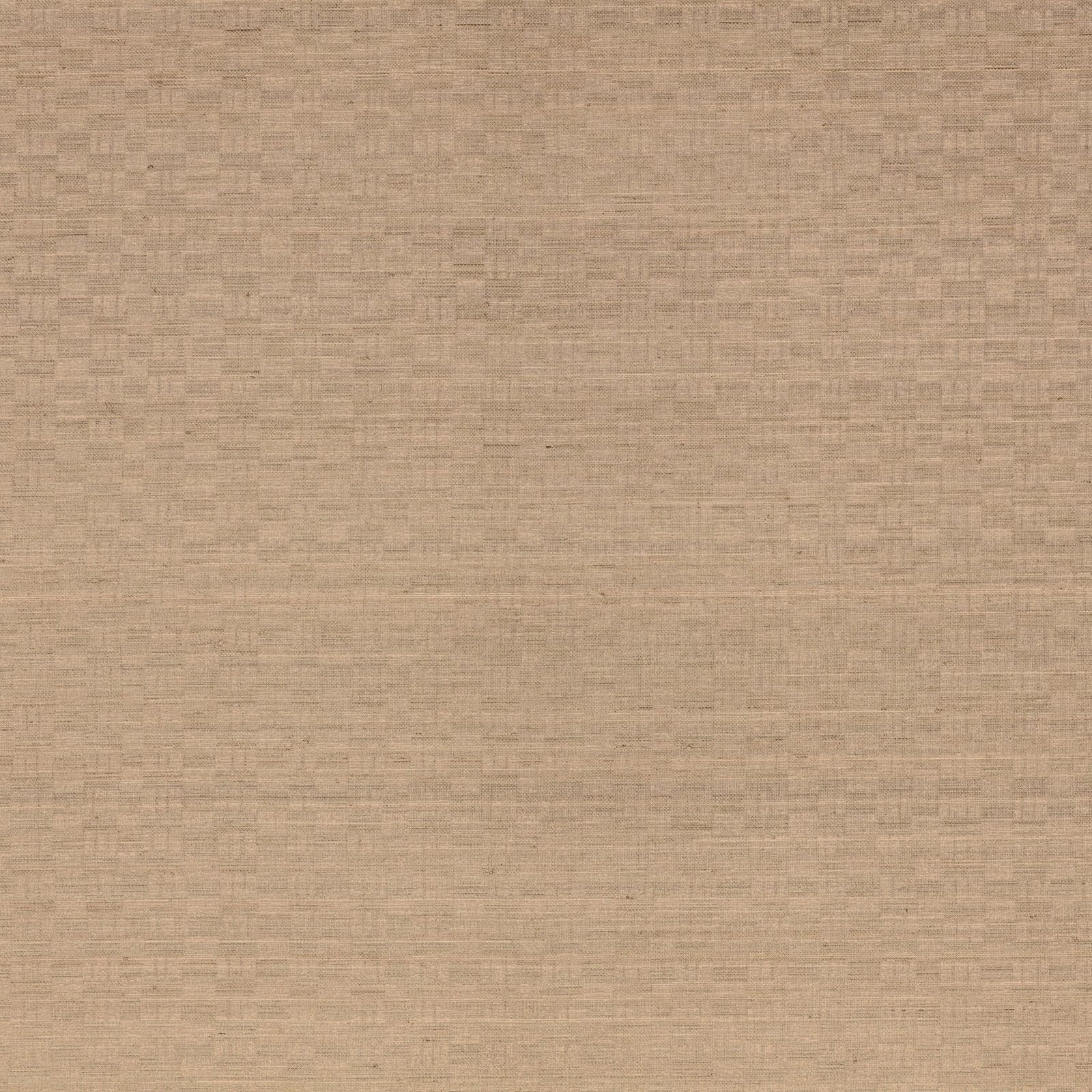 Warm parchment wallpaper with tiny woven rectangular marks and subtle horizontal grain