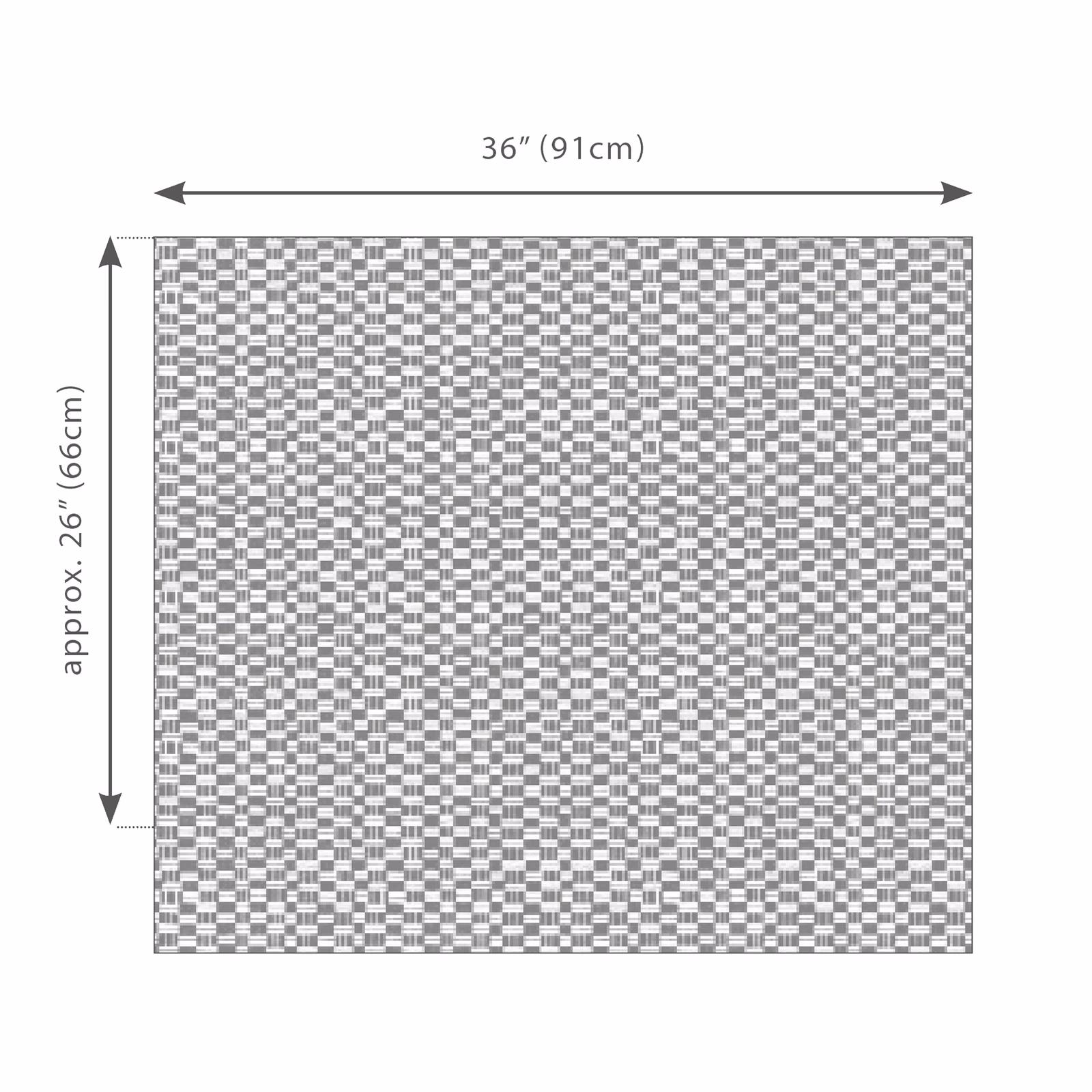 Powder-grey and white miniature interlocking check pattern on a wallpaper sample