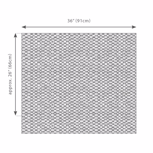 Powder-grey and white miniature interlocking check pattern on a wallpaper sample