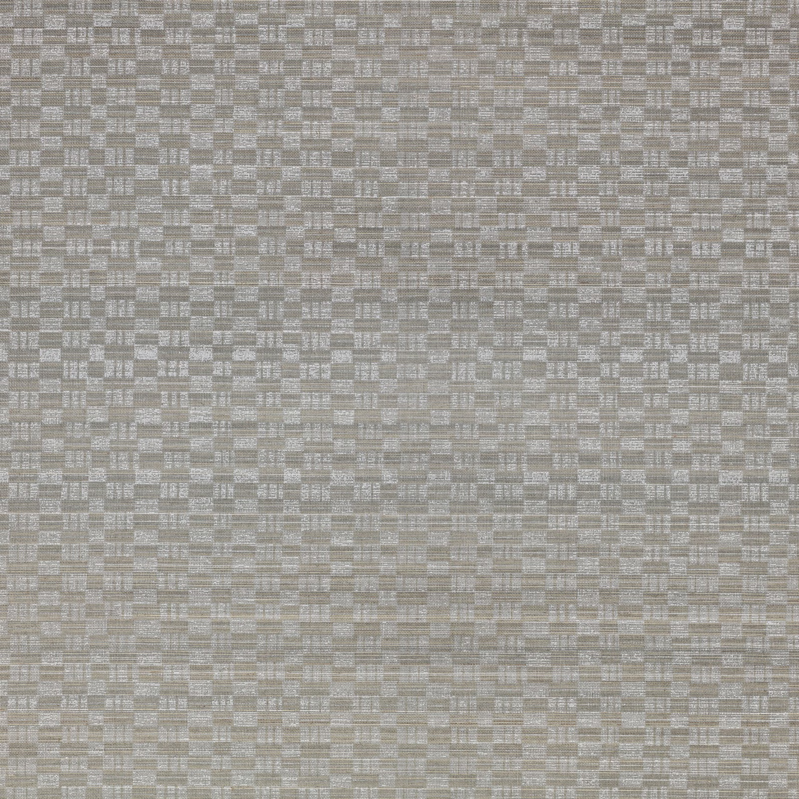 Muted sepia taupe wallpaper with small woven-look rectangular grid texture