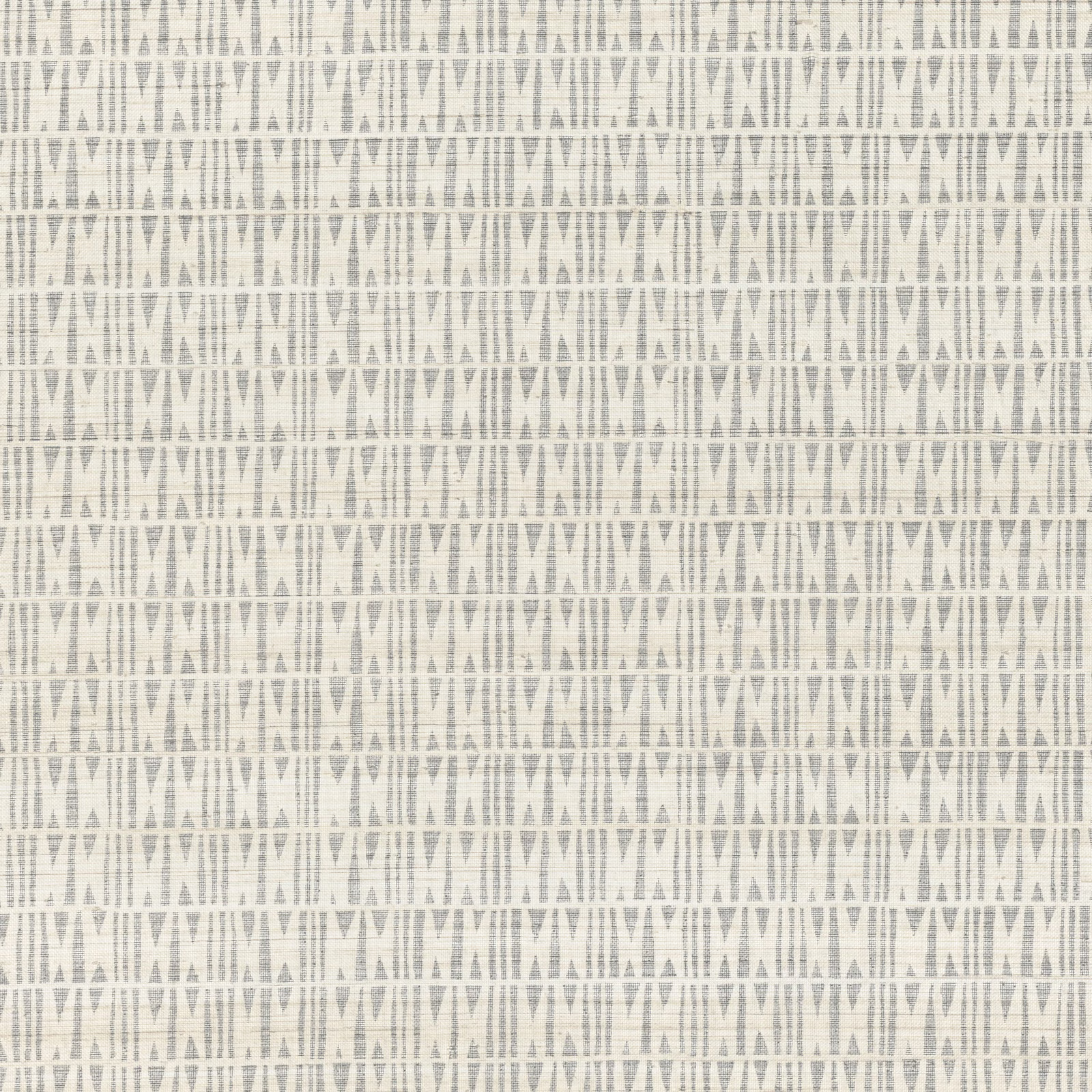 Powder-grey wallpaper with ivory ground and closely repeated pale geometric marks