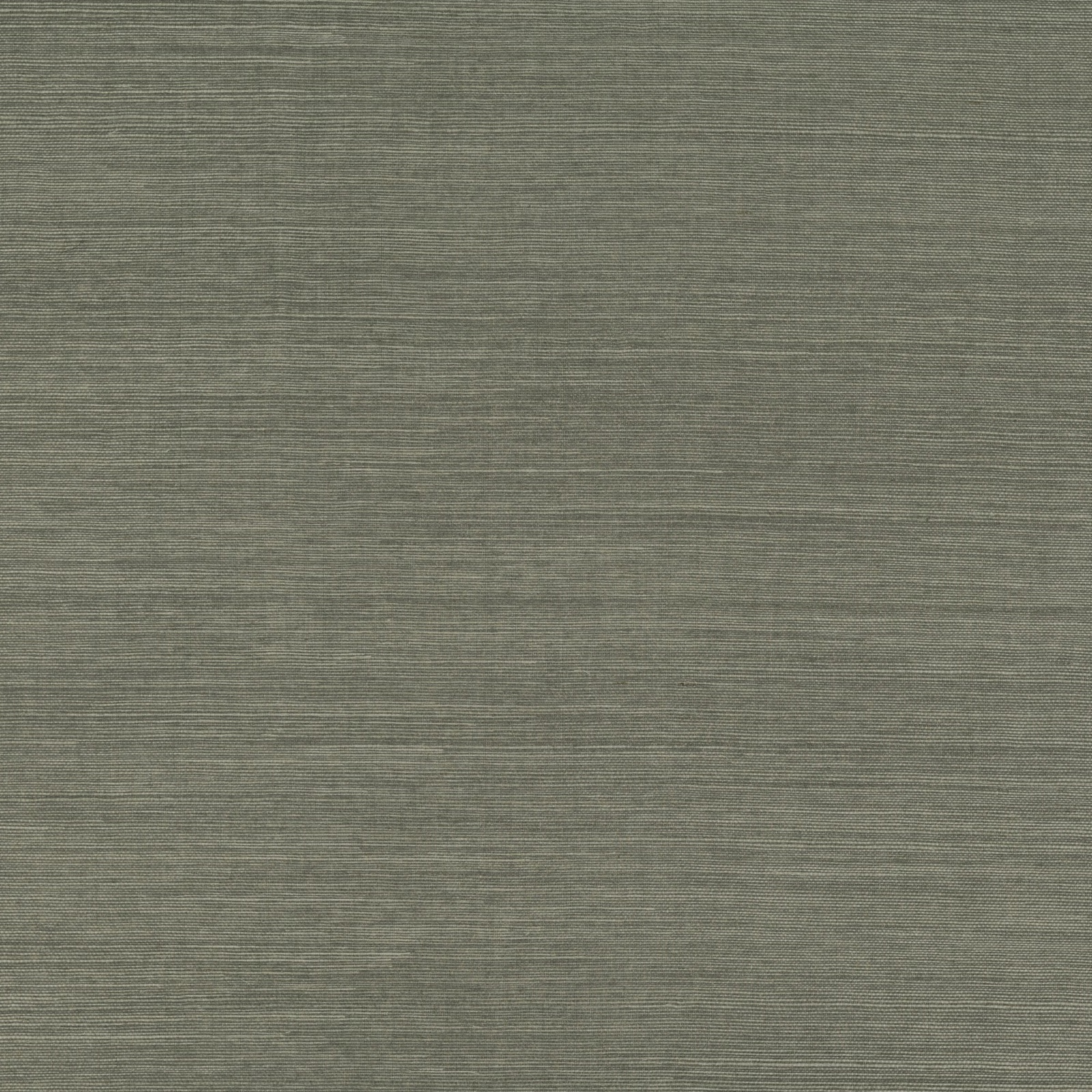 Muted chestnut-grey grasscloth wallpaper with fine horizontal woven striations