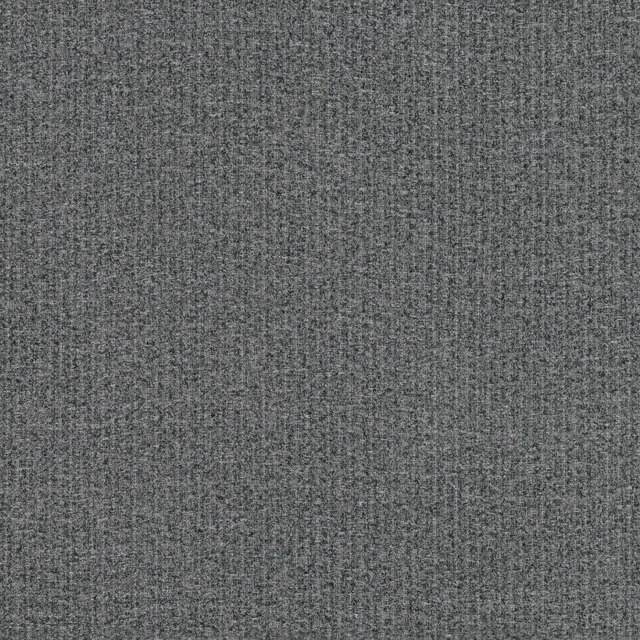 Charcoal blue-grey woven fabric with fine vertical striations and a matte texture