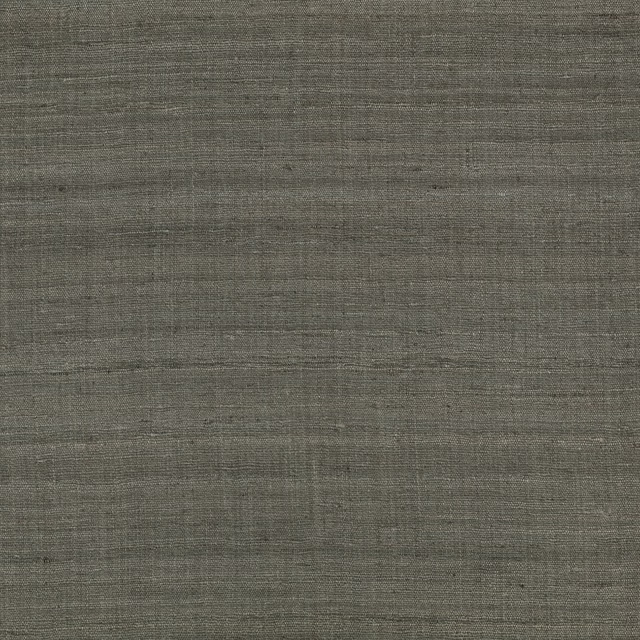 Muted metal-grey textile with fine horizontal slubs and softly mottled woven texture