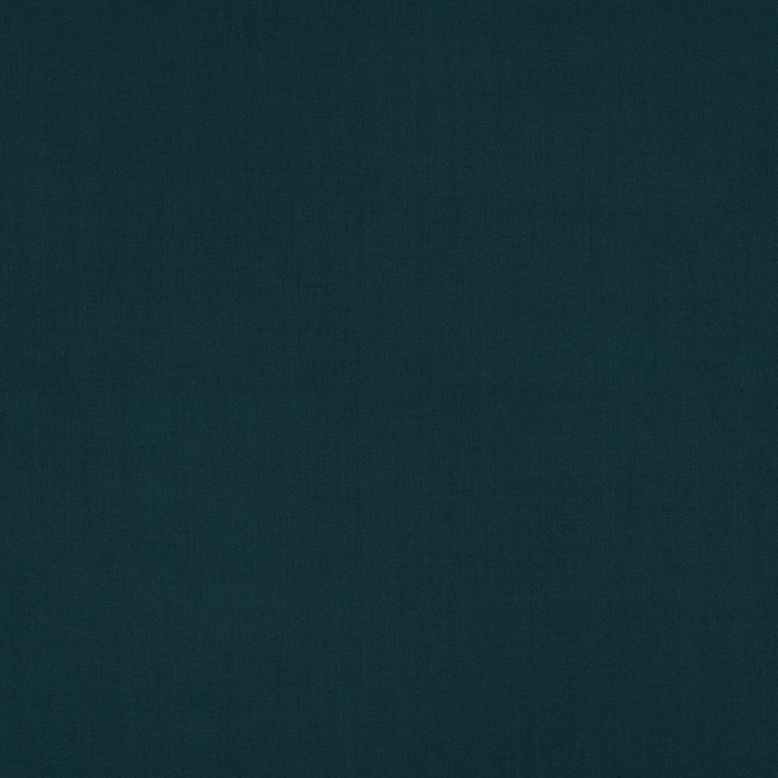Deep abyss-blue teal plain weave with a subtle, softly mottled texture