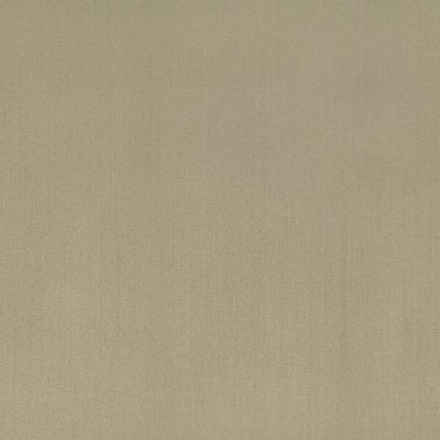 Muted brass taupe fabric with a fine plain weave and soft vertical striation
