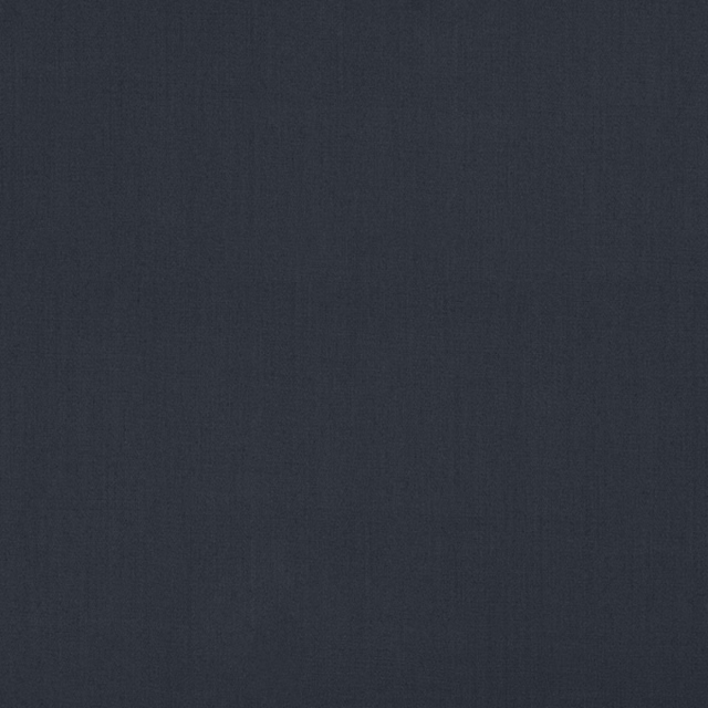 Deep blue-charcoal plain weave with subtle vertical texture and a matte finish