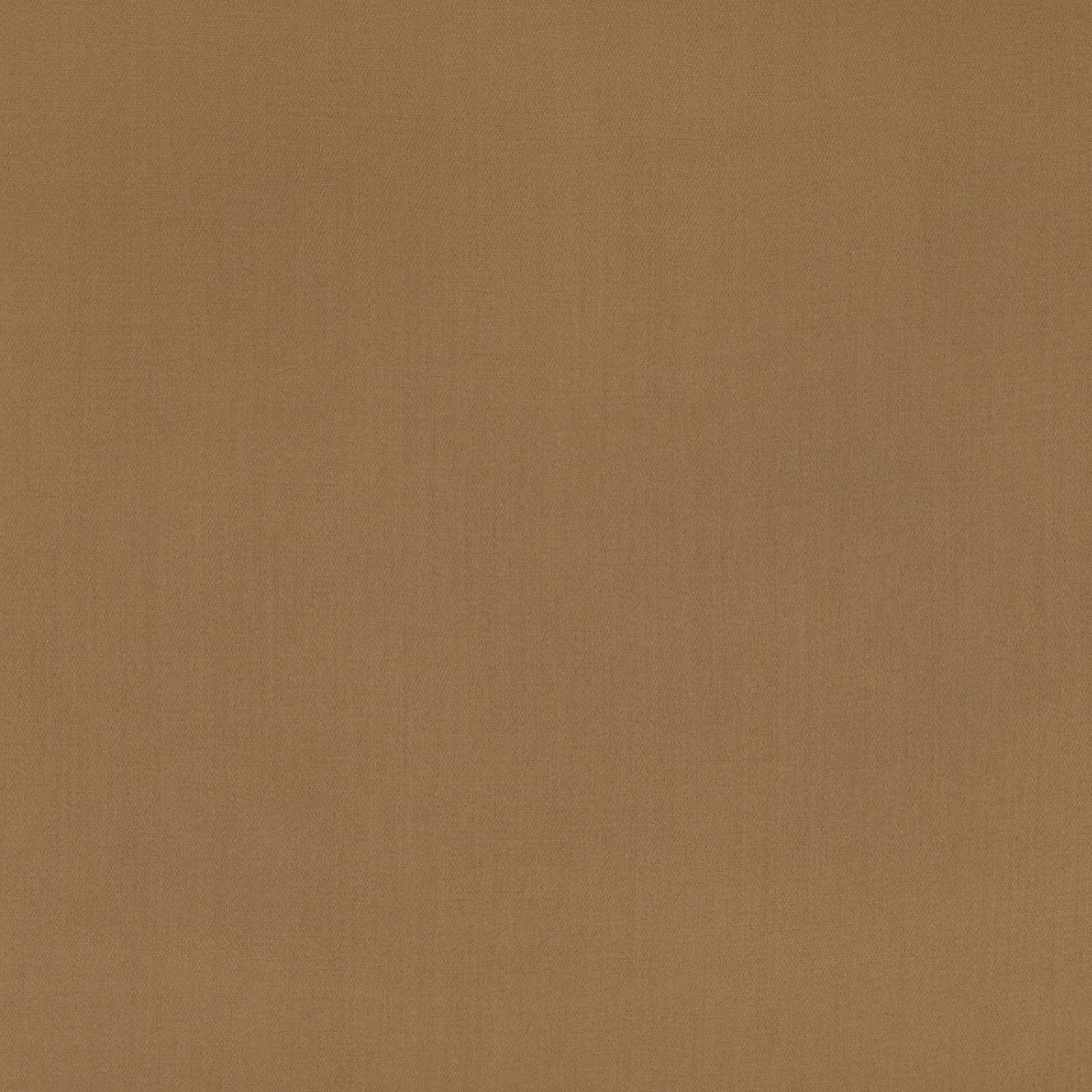 Warm ochre-brown plain fabric swatch with a subtle fine vertical woven texture