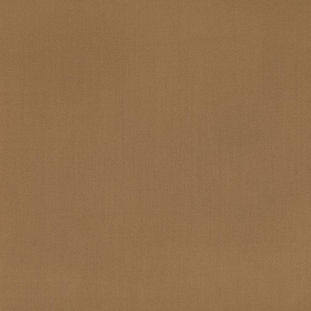 Warm ochre-brown plain fabric swatch with a subtle fine vertical woven texture
