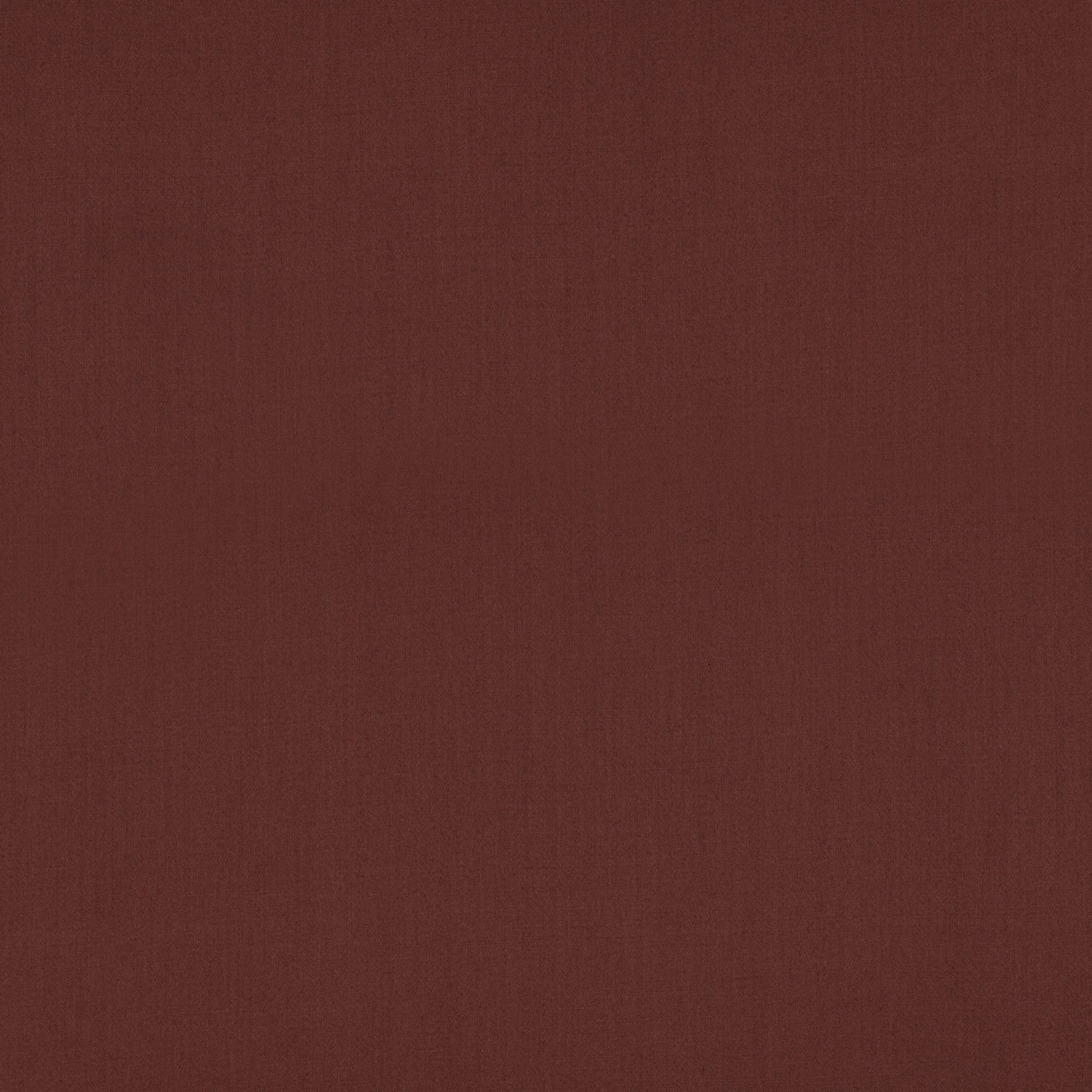 Deep russet brown plain-weave textile with subtle vertical texture and a matte finish