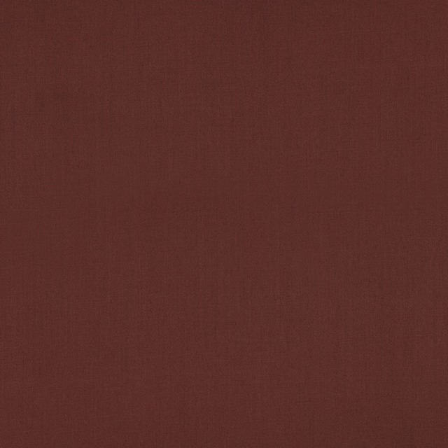 Deep russet brown plain-weave textile with subtle vertical texture and a matte finish