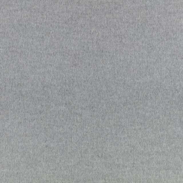 Cool silvery grey fabric with fine vertical striations and a softly lustrous weave