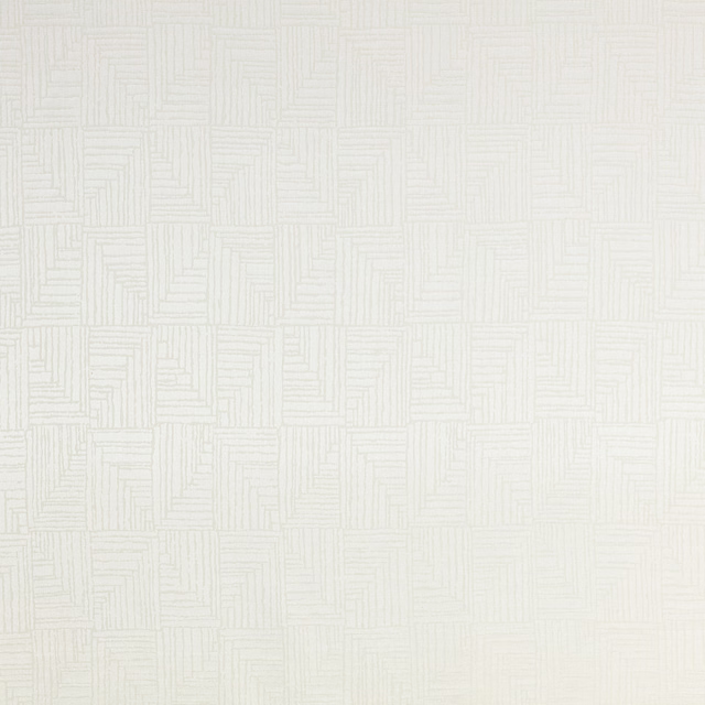 Eggshell cream textile with fine pale lines forming nested geometric rectangular blocks