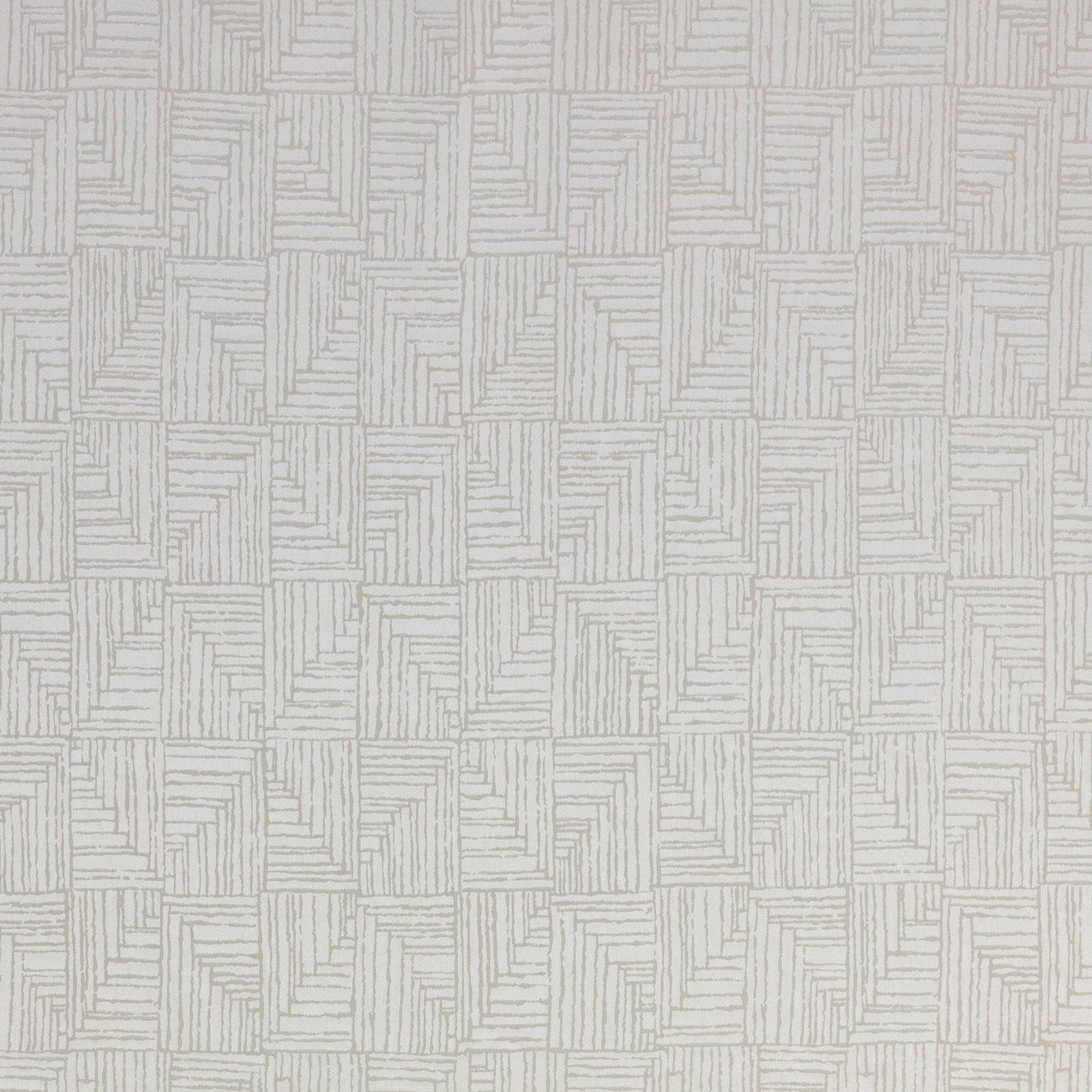 Pale silvery-grey fabric with a fine rectangular linear grid and lightly ridged weave