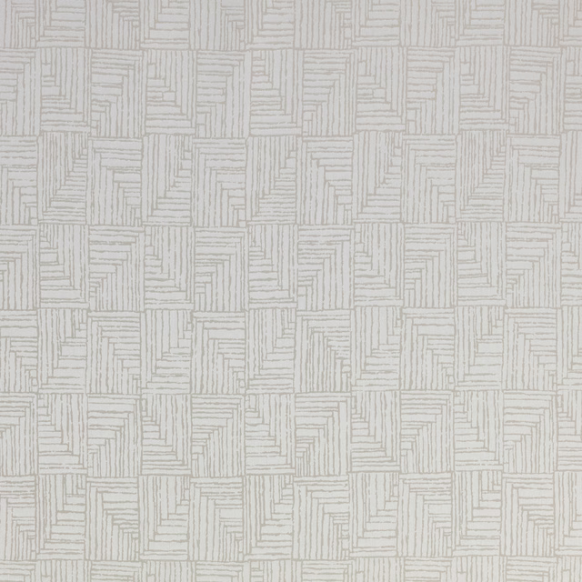 Pale silvery-grey fabric with a fine rectangular linear grid and lightly ridged weave