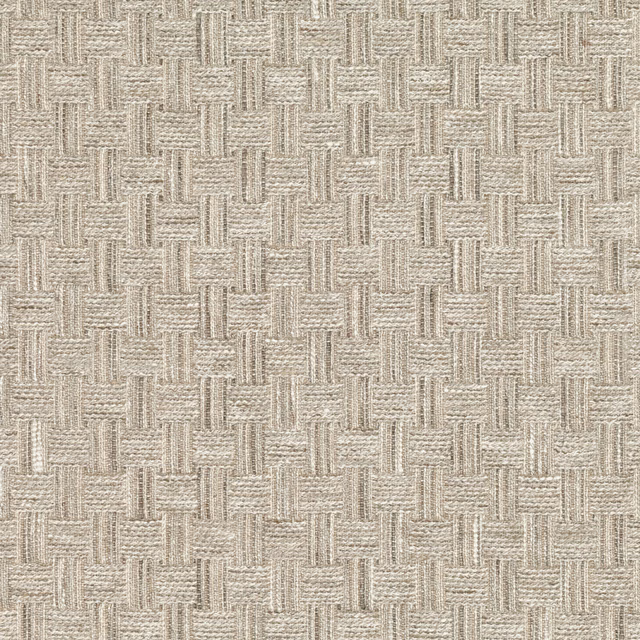Pale greige M570 Brush textile with raised interlocking rectangular basketweave texture