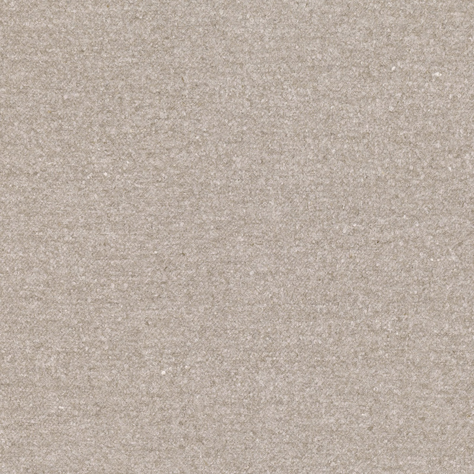 Close-up of warm greige taupe fabric with a subtle, finely mottled woven surface
