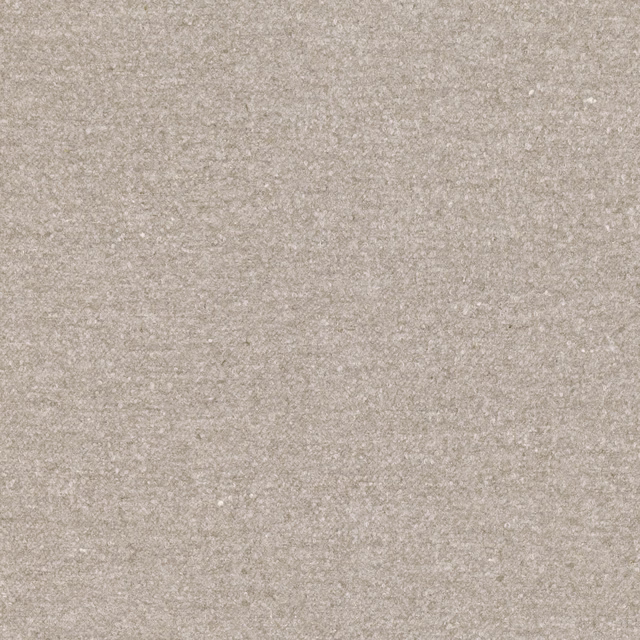 Close-up of warm greige taupe fabric with a subtle, finely mottled woven surface