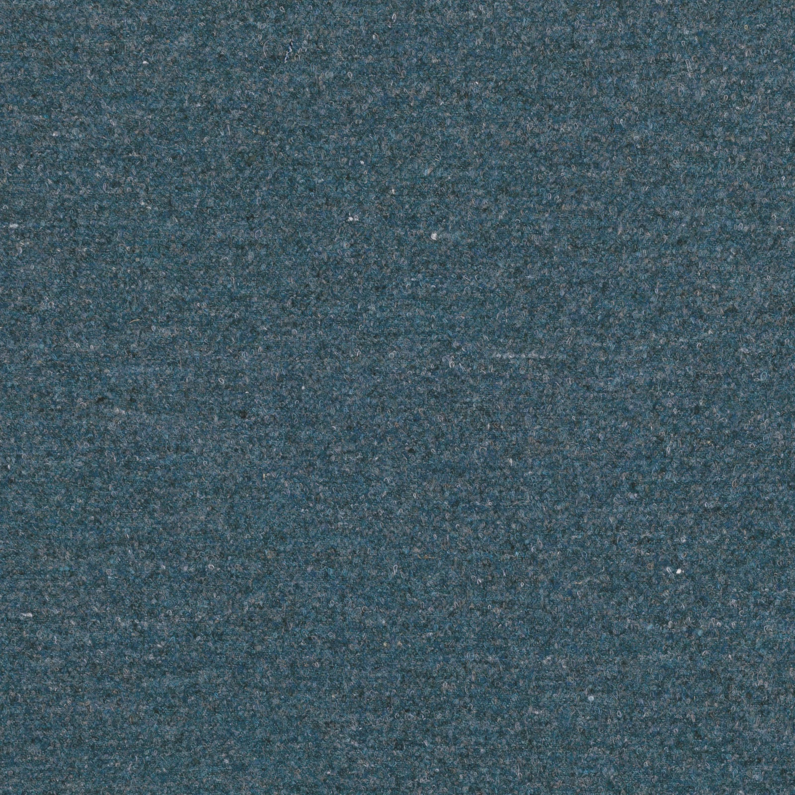Mottled deep peacock teal fabric with a dense, softly nubby woven texture