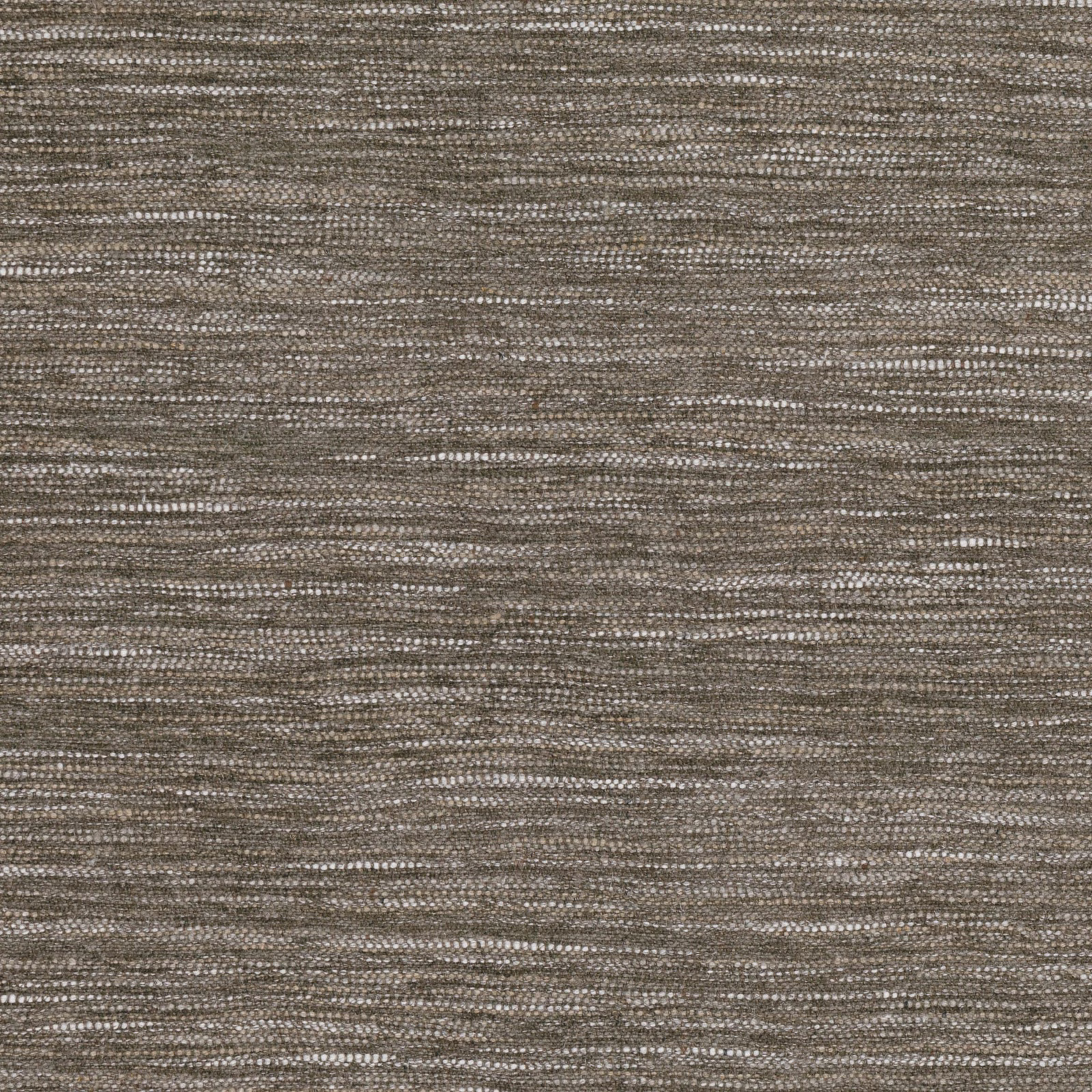 Muted chestnut-brown woven fabric with fine horizontal ridges and pale tonal threads