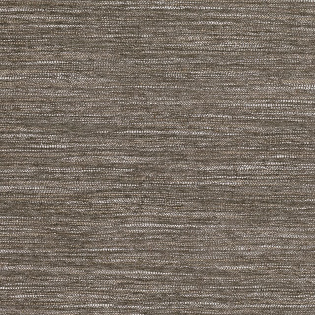 Muted chestnut-brown woven fabric with fine horizontal ridges and pale tonal threads