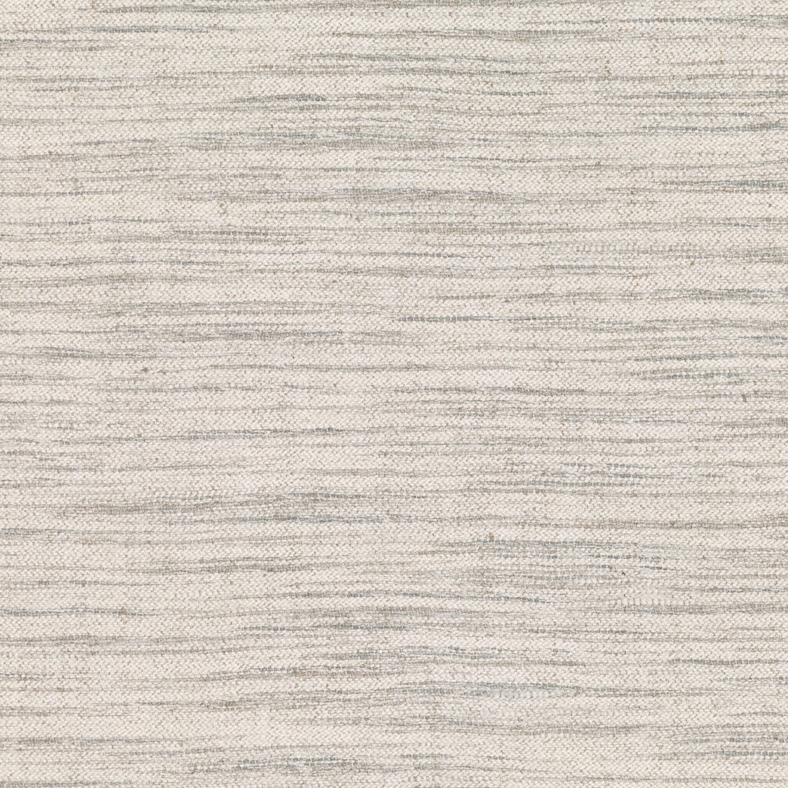 Pale silver-grey fabric with fine irregular horizontal striations and tactile woven texture