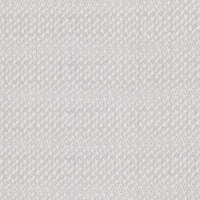 Pale silver-grey textile with tiny vertical geometric motifs and a lightly textured surface