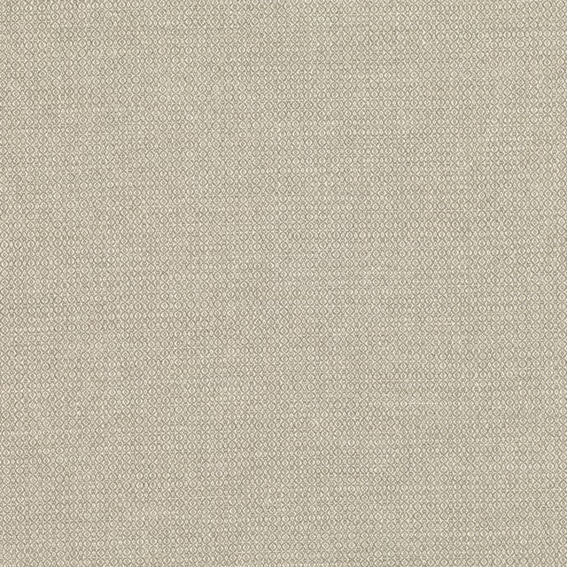 Warm umber-taupe swatch with a tightly repeated tiny oval geometric weave and softly matte texture.