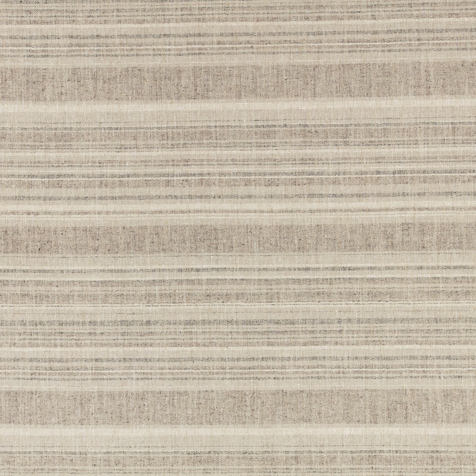 Pale greige woven fabric with layered horizontal striations and softly varied texture