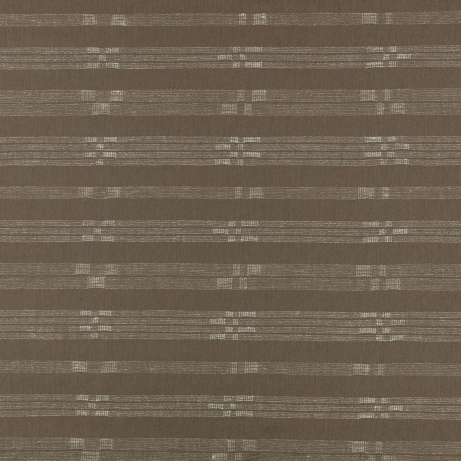 Muted chestnut taupe weave with broken pale horizontal bands and fine texture