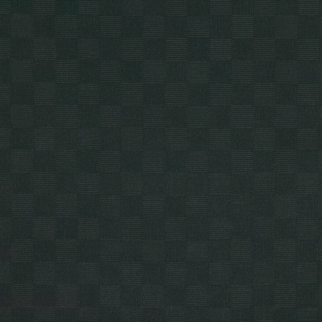Deep anthracite woven fabric with tonal rectangular blocks and fine horizontal lines