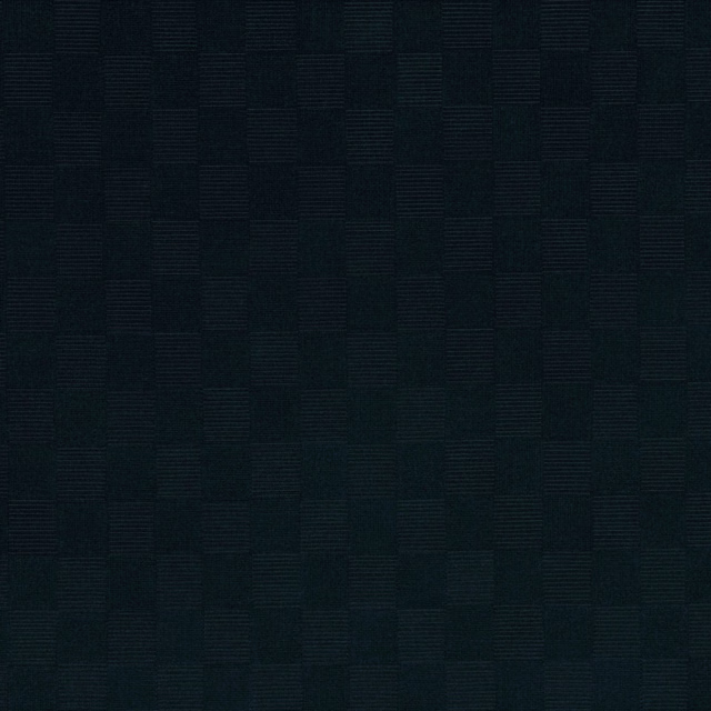 Deep ink-blue woven fabric with a subtle near-black checked grid texture