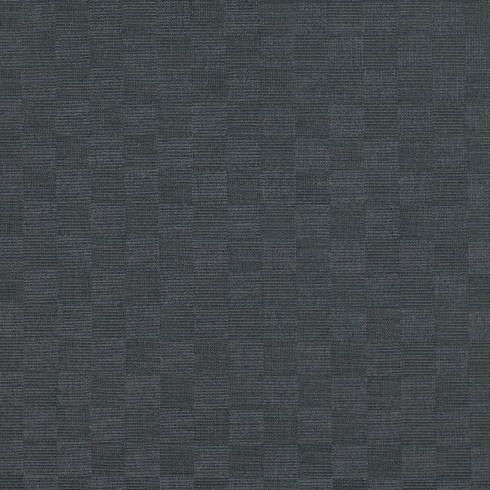 Dark midnight blue-grey woven fabric with subtle rectangular blocks and fine linear texture